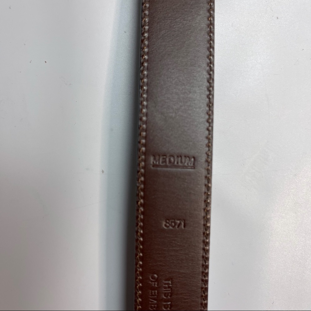 Coach Croc Embossed Calfskin Belt - Picture 5 of 5